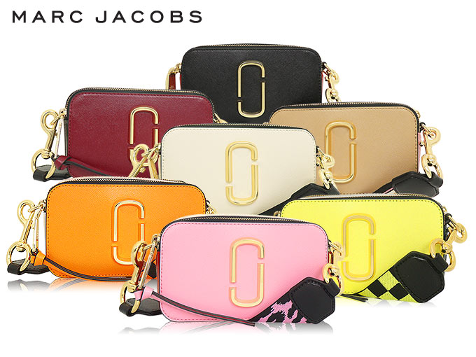 マークジェイコブス Marc Jacobs バッグ ショルダーバッグ M0012007 パウダーピンクマルチ ザ スナップショット レザー ダブルJ ロゴ スモール レディース｜import-collection-yr｜04