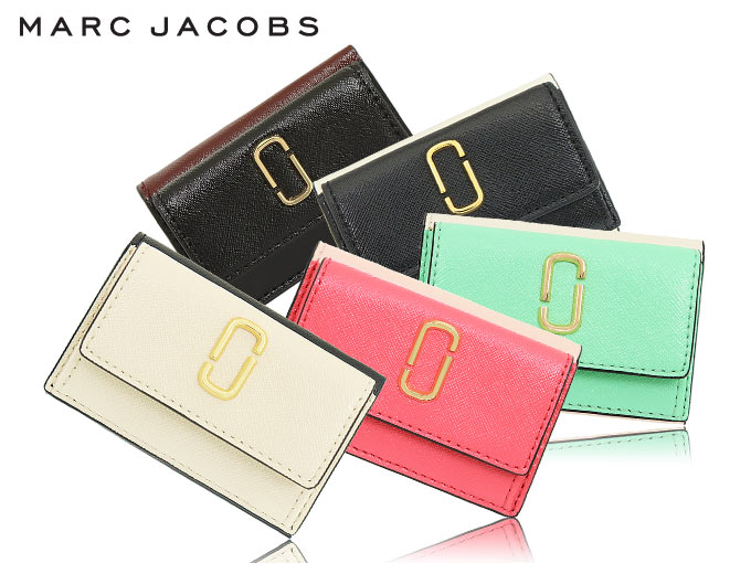 マークジェイコブス Marc Jacobs 財布 三つ折り財布 M0013597 ドラゴンフルーツマルチ ザ スナップショット レザー ミニ ウォレット レディース｜import-collection-yr｜04