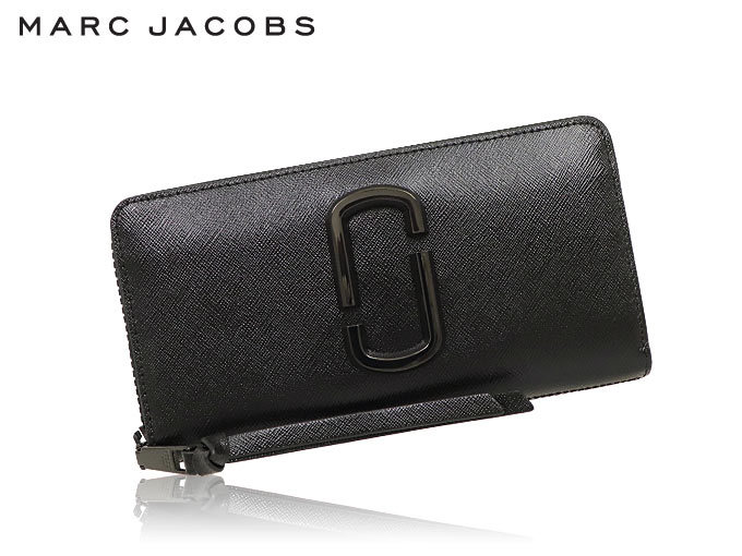 マークジェイコブス Marc Jacobs 財布 長財布 M0015089 ブラック ザ スナップショット DTM レザー ダブルJ ロゴ  コンティネンタル ウォレット レディース