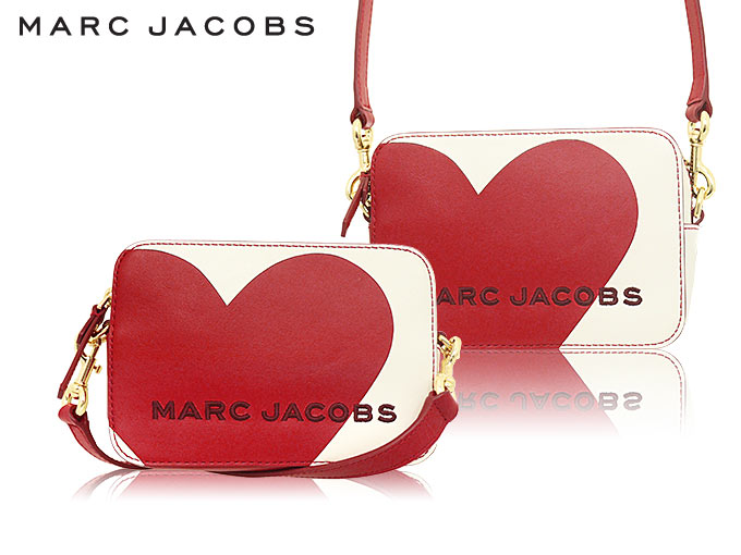 マークジェイコブス Marc Jacobs バッグ ショルダーバッグ M0015850 コットンマルチ バレンタインデー ザ ボックス レザー ハート  ロゴ レディース