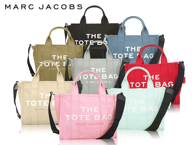 新品正規店通販 マークジェイコブス Marc Jacobs バッグ トートバッグ M0016493 シーフォーム ザ ミニ トラベラー キャンバス グラフィック ロゴ ザ トートバッグ レディース