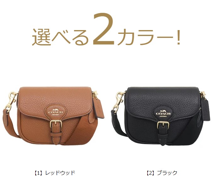 未使用 COACH コーチ アメリア CP001 ショルダーバッグ 保存袋 2 公式】コーチアウトレット | アメリア スモール サドル バッグ