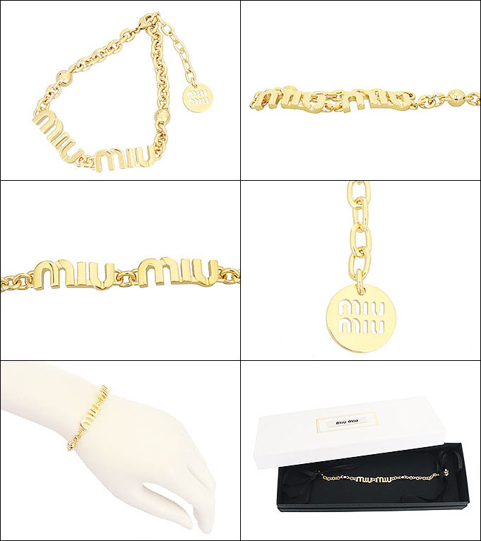 miu ミュウミュウ miumiu アクセサリー ブレスレット 5IB454