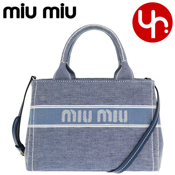 ミュウミュウ miumiu バッグ トートバッグ 5BA219 2DPL ジャカード