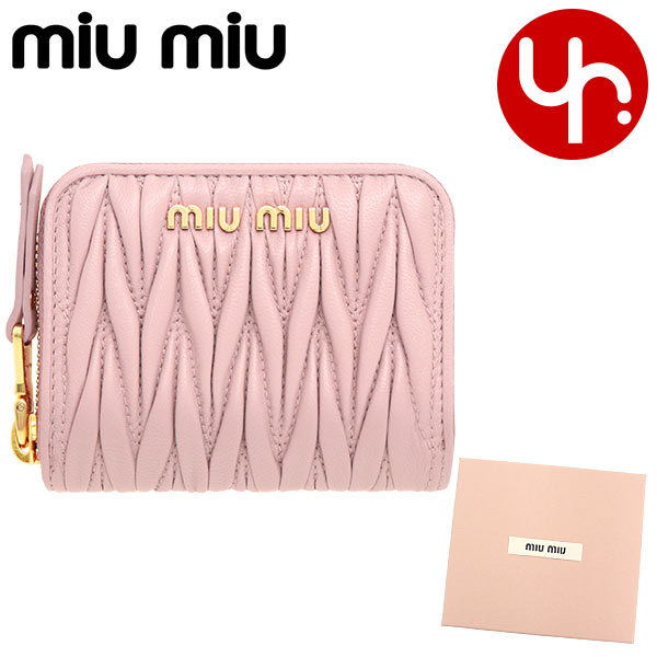 ミュウミュウ miumiu 財布 コインケース 5MM268 N88 マテラッセ レザー メタル ロゴ ラウンド ジップ カード コインケース  レディース : me-miu-ko220421-1 : インポートコレクションYR - 通販 - Yahoo!ショッピング