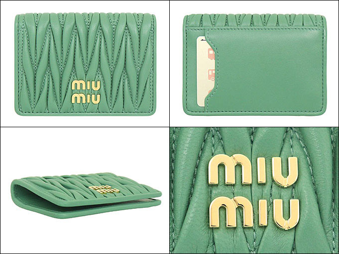 24時間限定ポイント2％】ミュウミュウ miumiu 小物 カードケース 