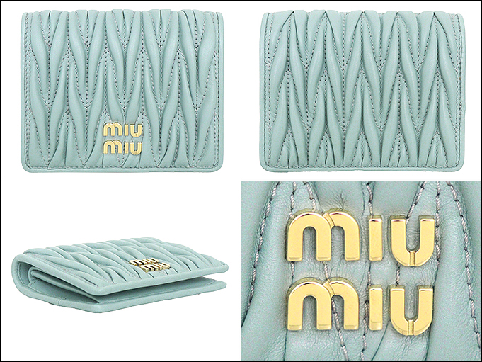 miu ミュウミュウ miumiu 財布 二つ折り財布 5MV204 AFPP