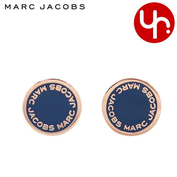 Yahoo! Yahoo!ショッピング(ヤフー ショッピング)マークジェイコブス Marc Jacobs アクセサリー ピアス M0008544 ネイビー×ローズゴールド ザ エナメル ロゴ ディスク ピアス アウトレット レディース