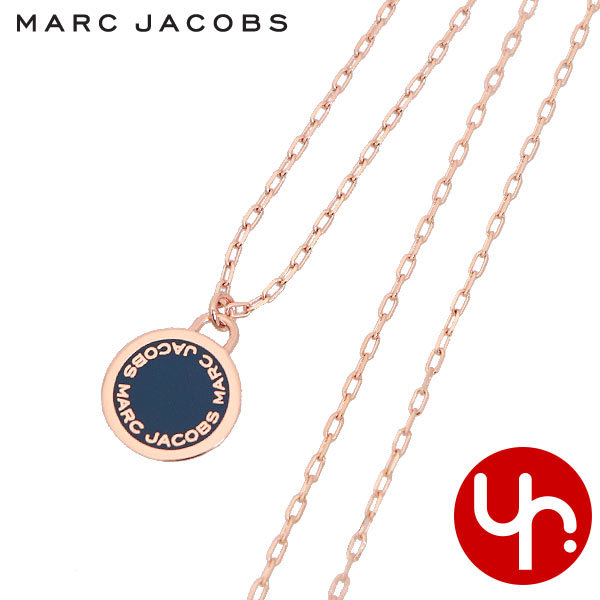 Yahoo! Yahoo!ショッピング(ヤフー ショッピング)マークジェイコブス Marc Jacobs アクセサリー ネックレス M0008546 ネイビー×ローズゴールド ザ エナメル ロゴ ディスク ペンダント アウトレット レディース