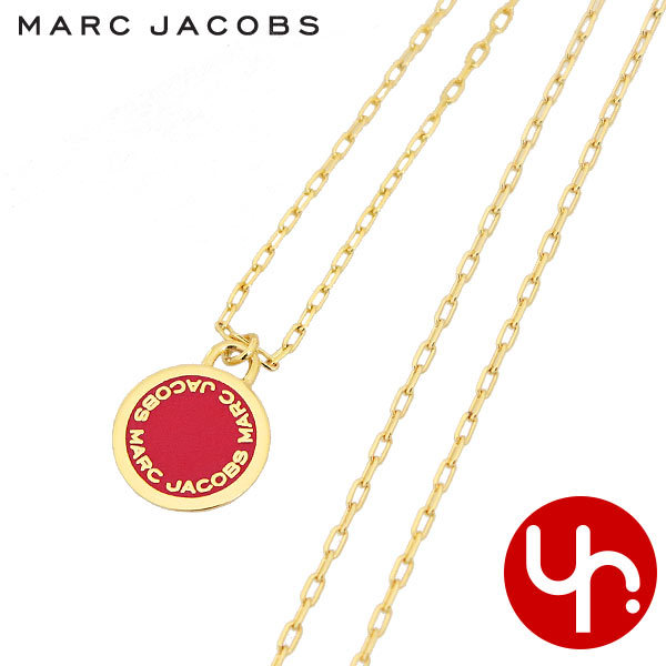 Yahoo! Yahoo!ショッピング(ヤフー ショッピング)マークジェイコブス Marc Jacobs アクセサリー ネックレス M0008546 レッド ザ エナメル ロゴ ディスク ペンダント アウトレット レディース