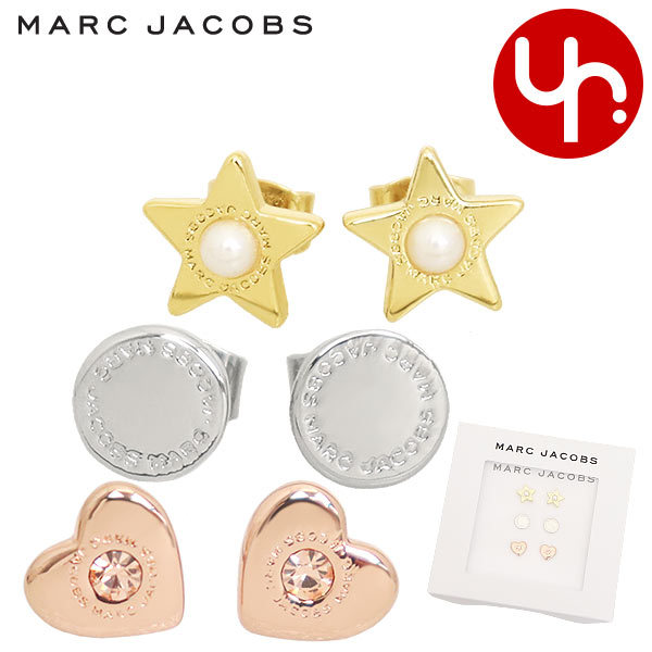 Yahoo! Yahoo!ショッピング(ヤフー ショッピング)マークジェイコブス Marc Jacobs アクセサリー ピアス J204MT1PF21 マルチ ハート アンド スター ピアス 3点セット アウトレット レディース