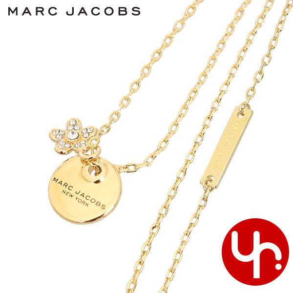 マークジェイコブス Marc Jacobs アクセサリー ネックレス M0012398 ゴールド エム ジェイ コイン デイジー クリスタル チャーム アウトレット レディース