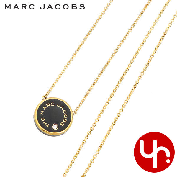 Yahoo! Yahoo!ショッピング(ヤフー ショッピング)マークジェイコブス Marc Jacobs アクセサリー ネックレス M0017166 ブラック ザ メダリオン クリスタル スカロップ ロゴ ディスク リバーシブル レディース