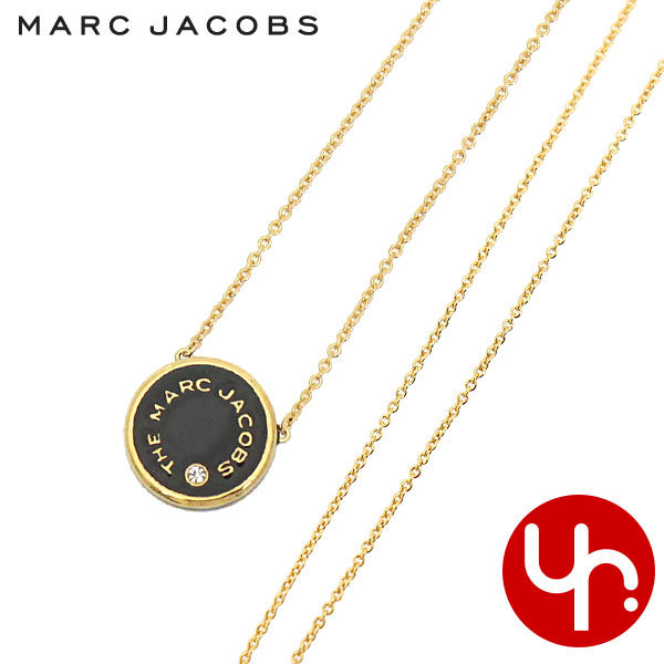 Yahoo! Yahoo!ショッピング(ヤフー ショッピング)マークジェイコブス Marc Jacobs アクセサリー ネックレス M0017166 ブラック×クリーム ザ メダリオン クリスタル スカロップ ロゴ リバーシブル レディース