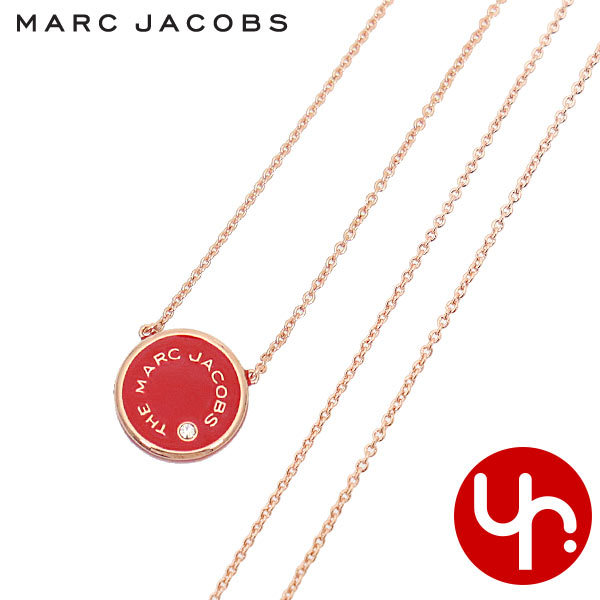 Yahoo! Yahoo!ショッピング(ヤフー ショッピング)マークジェイコブス Marc Jacobs アクセサリー ネックレス M0017166 レッド×ローズゴールド ザ メダリオン クリスタル ロゴ リバーシブル レディース