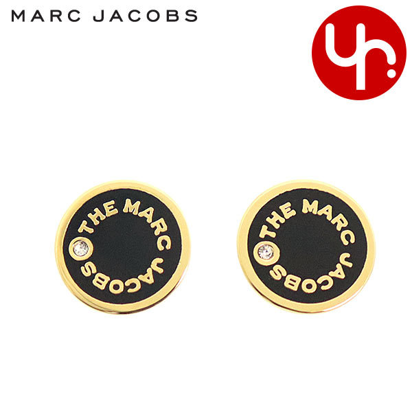 Yahoo! Yahoo!ショッピング(ヤフー ショッピング)マークジェイコブス Marc Jacobs アクセサリー ピアス M0017169 ブラック ザ メダリオン クリスタル スカロップ ロゴ ディスク スタッズ ピアス レディース