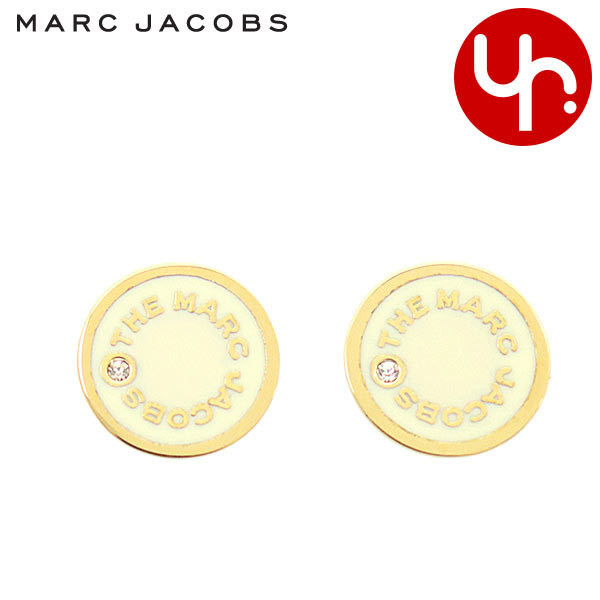 Yahoo! Yahoo!ショッピング(ヤフー ショッピング)マークジェイコブス Marc Jacobs アクセサリー ピアス M0017169 クリーム ザ メダリオン クリスタル スカロップ ロゴ ディスク スタッズ ピアス レディース