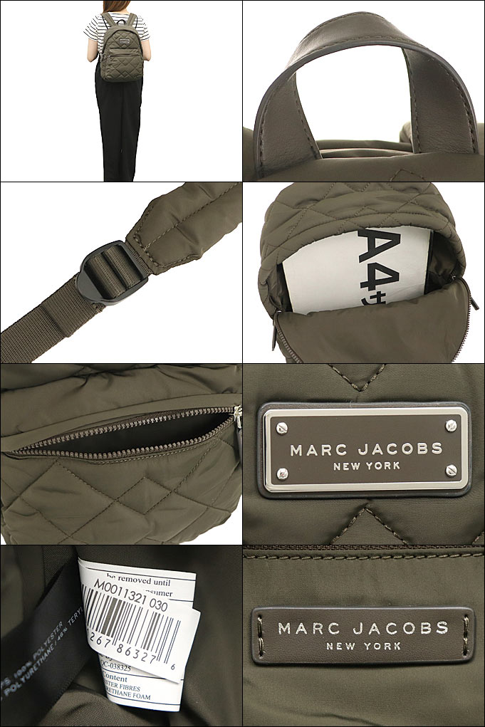 マークジェイコブス Marc Jacobs バッグ リュック M0011321 アッシュ キルテッド ナイロン バックパック アウトレット レディース