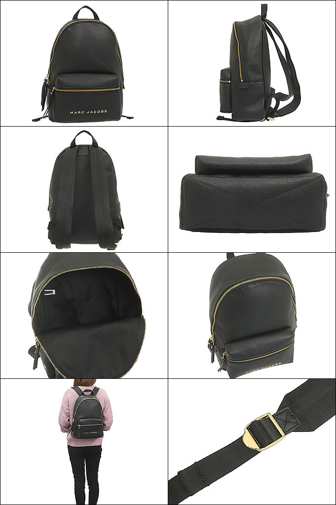 Marc Jacobs　エブリデイ ミディアムバックパック　レザー　黒 Marc Jacobsエブリデイ ミディアムバックパックレザー黒