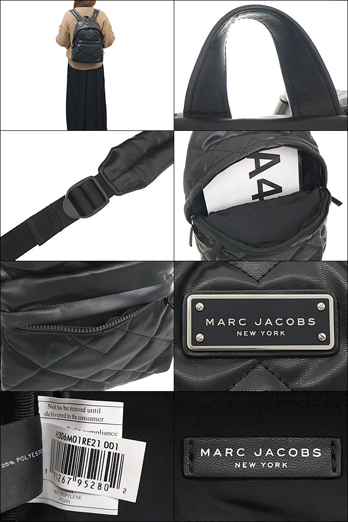 マークジェイコブス Marc Jacobs バッグ リュック H306M01RE21 ブラック キルテッド モト エコ レザー バックパック  アウトレット レディース : mj-ba220215-7 : インポートコレクションYR - 通販 - Yahoo!ショッピング