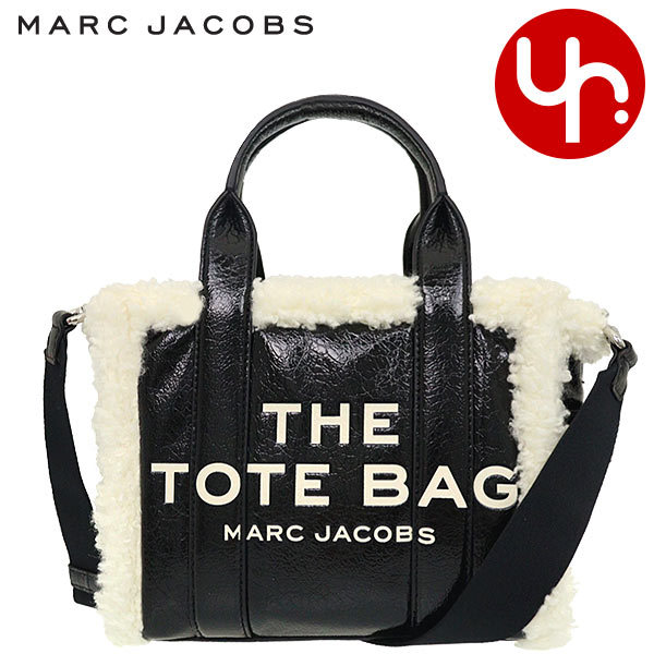 マークジェイコブス Marc Jacobs バッグ トートバッグ H071L01RE21 ブラック×ホワイト ザ クリンクル レザー エコシアリング ロゴ ミニ レディース