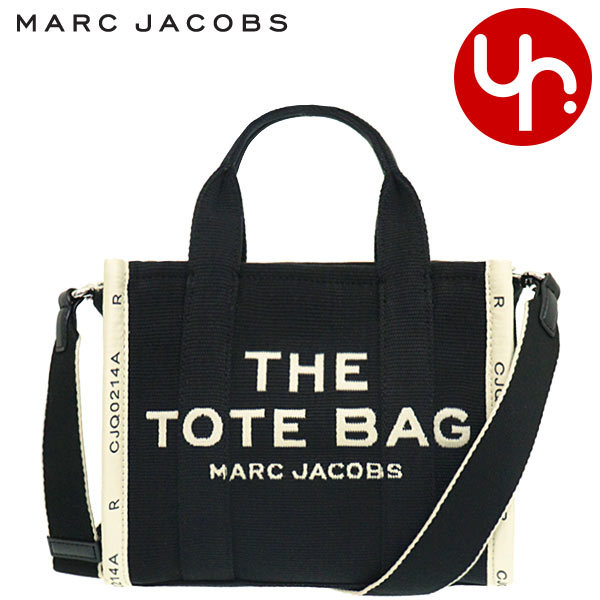 早期予約 マークジェイコブス Marc Jacobs バッグ トートバッグ M0017025 ブラック ザ ジャカード キャンバス グラフィック ロゴ ミニ トートバッグ レディース