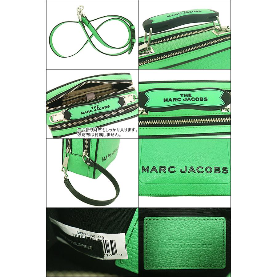 マークジェイコブス Marc Jacobs バッグ ショルダーバッグ M0014840 アップルグリーン ザ テクスチャード ボックス 20 レザー ロゴ トップ ハンドル レディース｜import-collection-yr｜03