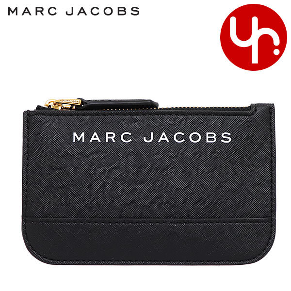 マークジェイコブス Marc Jacobs 財布 コインケース M0015464 ブラック ブランデッド サフィアーノ レザー キー ポーチ アウトレット レディース｜import-collection-yr