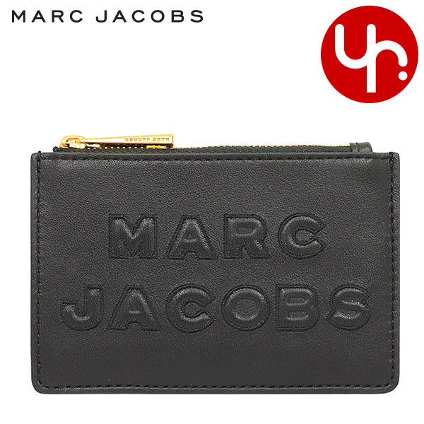 マークジェイコブス Marc Jacobs 財布 コインケース M0015753 ブラック フラッシュ レザー ロゴ ミニ トップ ジップ マルチ ウォレット アウトレット レディース｜import-collection-yr