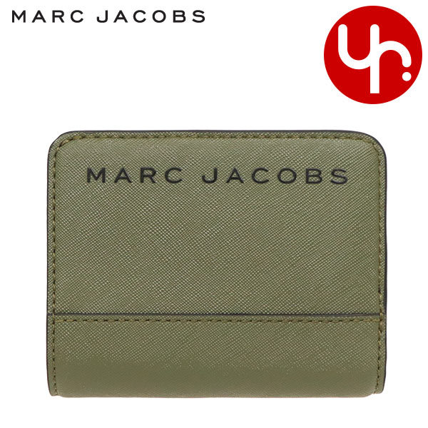 マークジェイコブス Marc Jacobs 財布 二つ折り財布 M0015163 ケッパー ブランデッド サフィアーノ レザー ミニ コンパクト ウォレット アウトレット レディース｜import-collection-yr