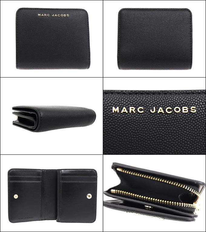 マークジェイコブス Marc Jacobs 財布 二つ折り財布 M0016993 ブラック デイリー レザー ミニ コンパクト ウォレット アウトレット レディース｜import-collection-yr｜02