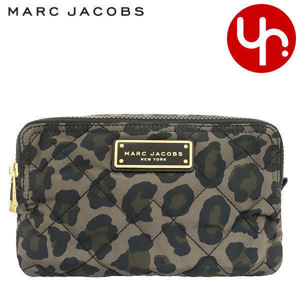 Yahoo! Yahoo!ショッピング(ヤフー ショッピング)マークジェイコブス Marc Jacobs 小物 ポーチ M0016439 スパニッシュモスレオパードマルチ キルテッド ナイロン ダブル ジップ アウトレット レディース