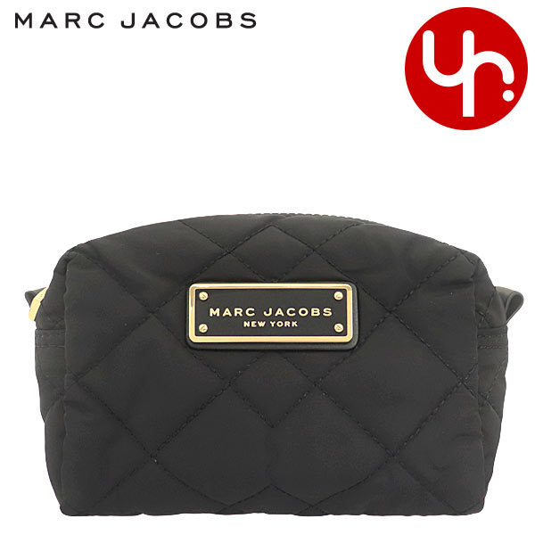 Yahoo! Yahoo!ショッピング(ヤフー ショッピング)マークジェイコブス Marc Jacobs 小物 ポーチ M0011326 ブラック キルテッド ナイロン ラージ コスメティック ポーチ アウトレット レディース