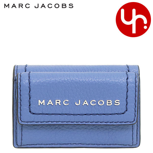 マークジェイコブス 3つ折り財布 ライトブルー 水色 MARC JACOBS マークジェイコブス 3つ折り財布 ライトブルー 水色