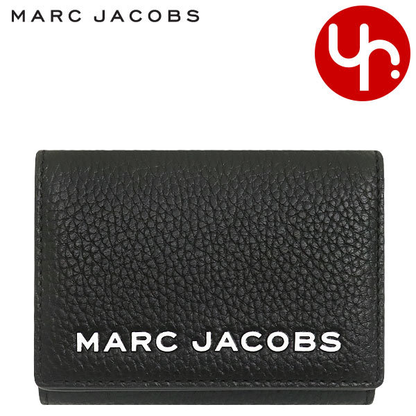 マークジェイコブス Marc Jacobs 財布 三つ折り財布 M0017141 ブラック ザ ボールド レザー ミディアム トライフォールド  ウォレット レディース