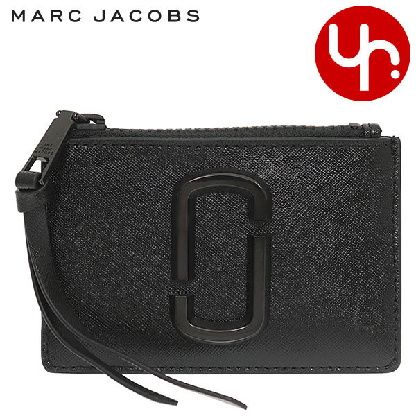 マークジェイコブス Marc Jacobs 小物 カードケース M0014531 ブラック ザ スナップショット DTM レザー ダブルJ ロゴ ジップ マルチ ウォレット レディース｜import-collection-yr