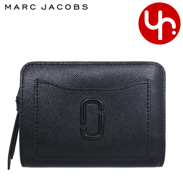 マークジェイコブス Marc Jacobs 財布 二つ折り財布 2F3SMP051S07 ブラック ザ スナップショット DTM レザー ミニ  コンパクト ウォレット レディース