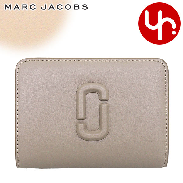 美品 MARC JACOBS 二つ折り財布 グレー レザー MARC JACOBS グレー 二つ折り財布 - メルカリ