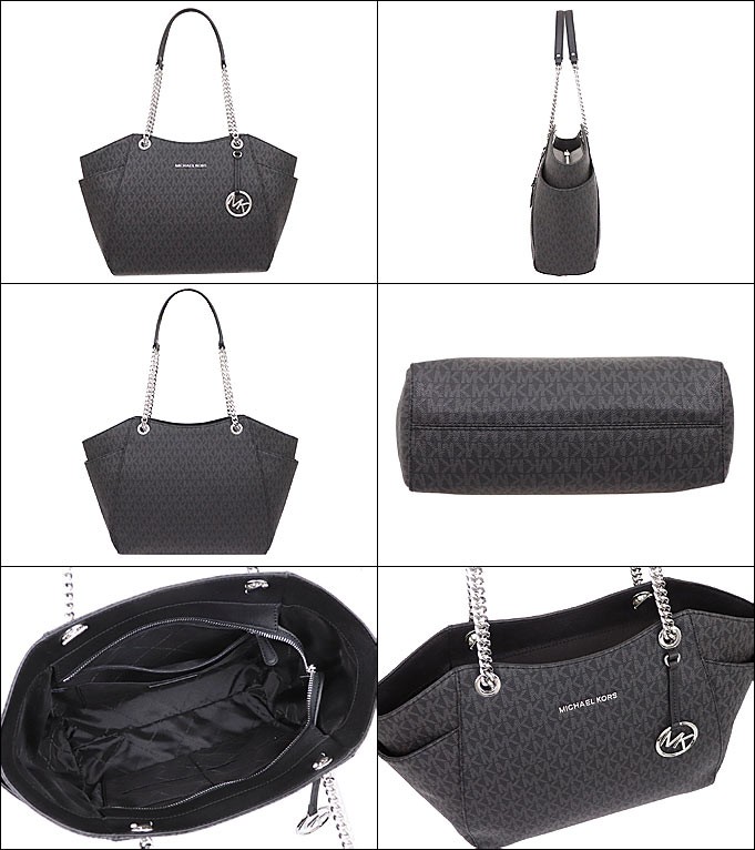 マイケルコース☆トートバッグ MK柄 ブラック チェーンショルダー MICHAEL KORS マイケルコース バッグ トートバッグ 35H8STVE7B