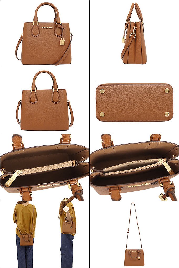 マイケルコース MICHAEL KORS バッグ ショルダーバッグ 35T8GAFM2L ラゲッジ アデル レザー ミディアム メッセンジャー  アウトレット レディース