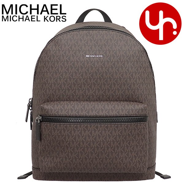 マイケルコース MICHAEL KORS バッグ リュック 37U9LCRB3B ブラウン×ブラック クーパー シグネチャー バックパック  アウトレット メンズ レディース