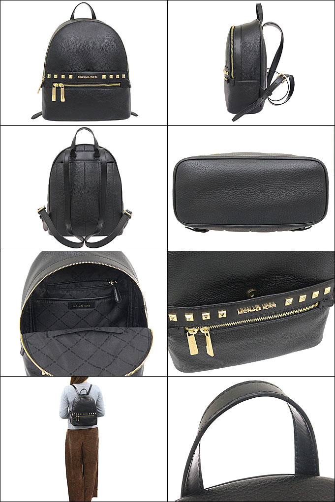 美品✨マイケルコース　リュック　レザー　ブラック　ロゴマーク　大容量 楽天市場】MICHAEL KORS マイケルコース バックパック 35S5GRAB2
