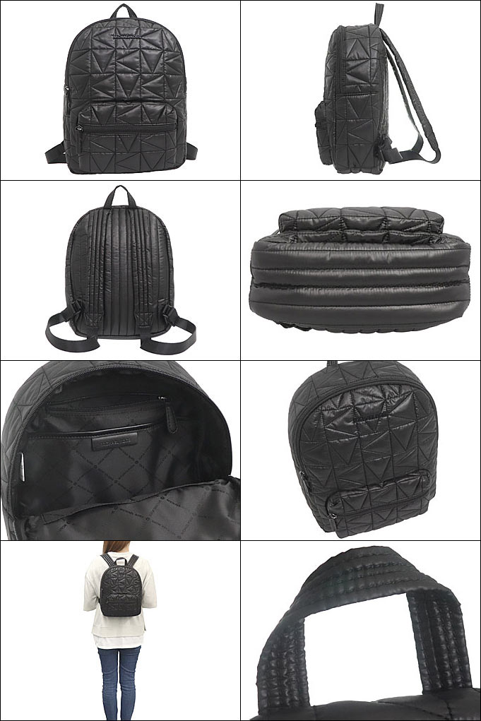 【ぴっぴ】MICHAEL KORS キルティング レディースリュック ✨マイケルコース キルティング リュック ブラック レザー ミニ