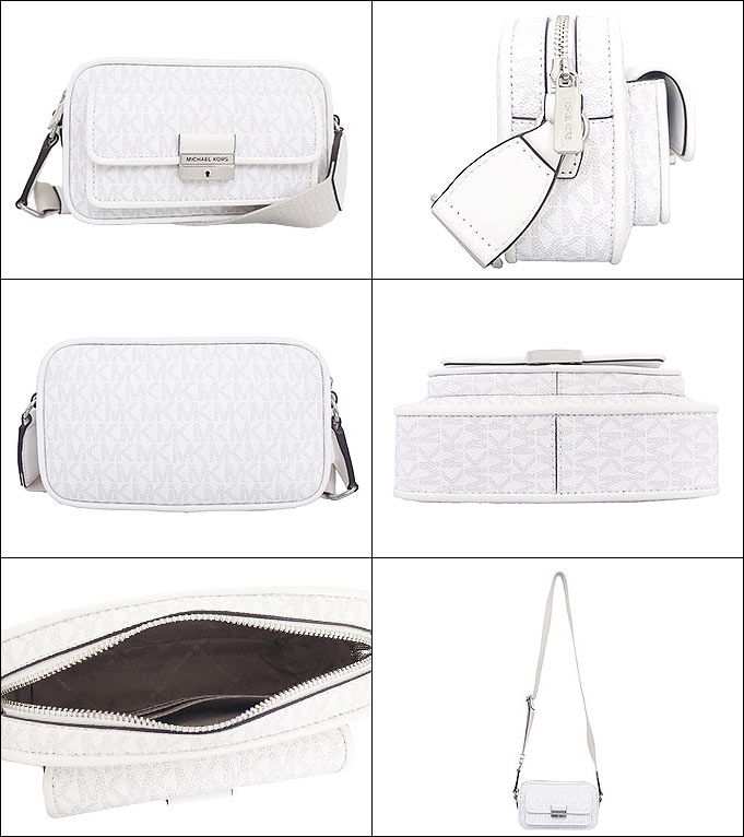 Michael Kors マイケルコース　ホワイトショルダーバッグ　MK 未使用 MICHAEL KORS マイケルコース 2ウェイ 白 レザー