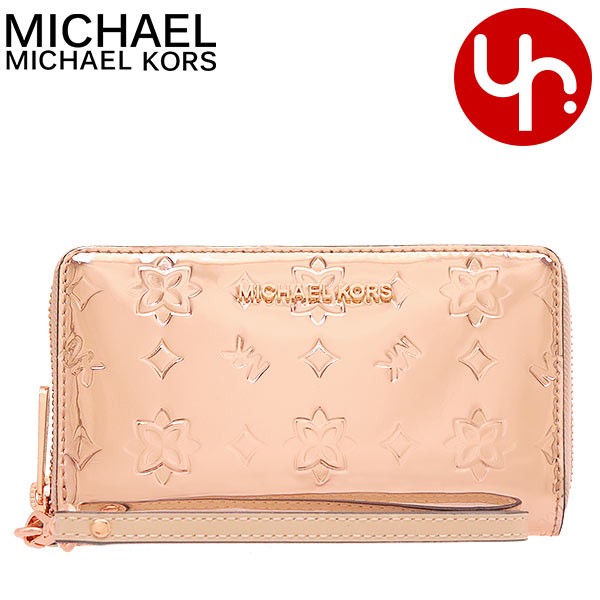 マイケルコース MICHAEL KORS 財布 長財布 35H9RTVE3Z ローズゴールド  