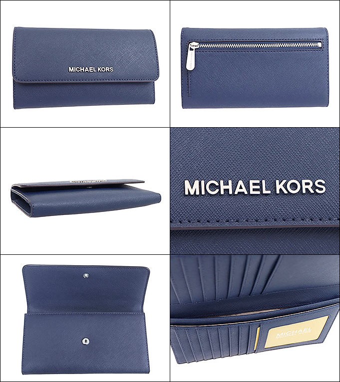 MICHAEL KORS 長財布 35S8STVF7L ネイビー MICHAEL KORS マイケルコース 財布 長財布 35S8STVF7L ネイビー