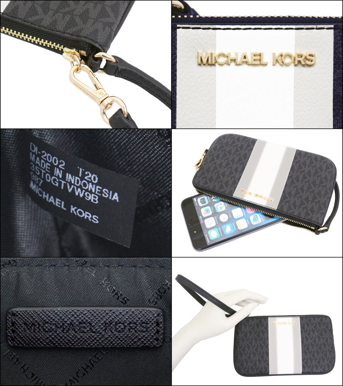 マイケルコース MICHAEL KORS 小物 ポーチ 35T0GTVW9B ブラックマルチ