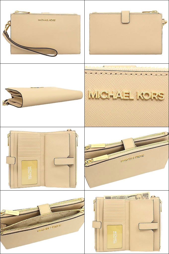 マイケルコース MICHAEL KORS 財布 二つ折り財布 35F8GTVW0L バフ