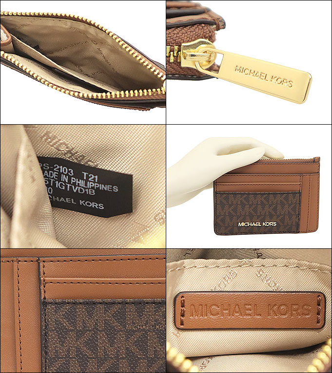 マイケルコース MICHAEL KORS 財布 コインケース 35T1GTVD1B ブラウン