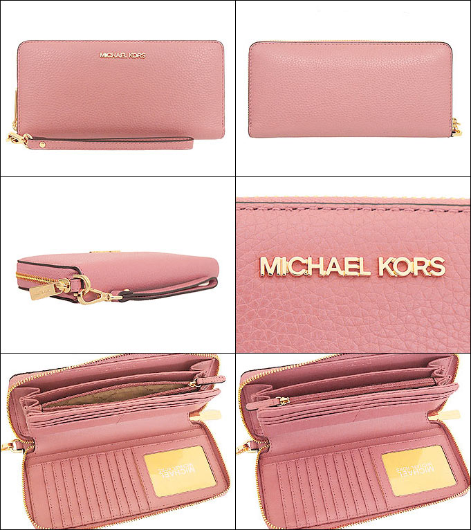 マイケルコース MICHAEL KORS 財布 長財布 35T7GTVE7L ローズ ジェット